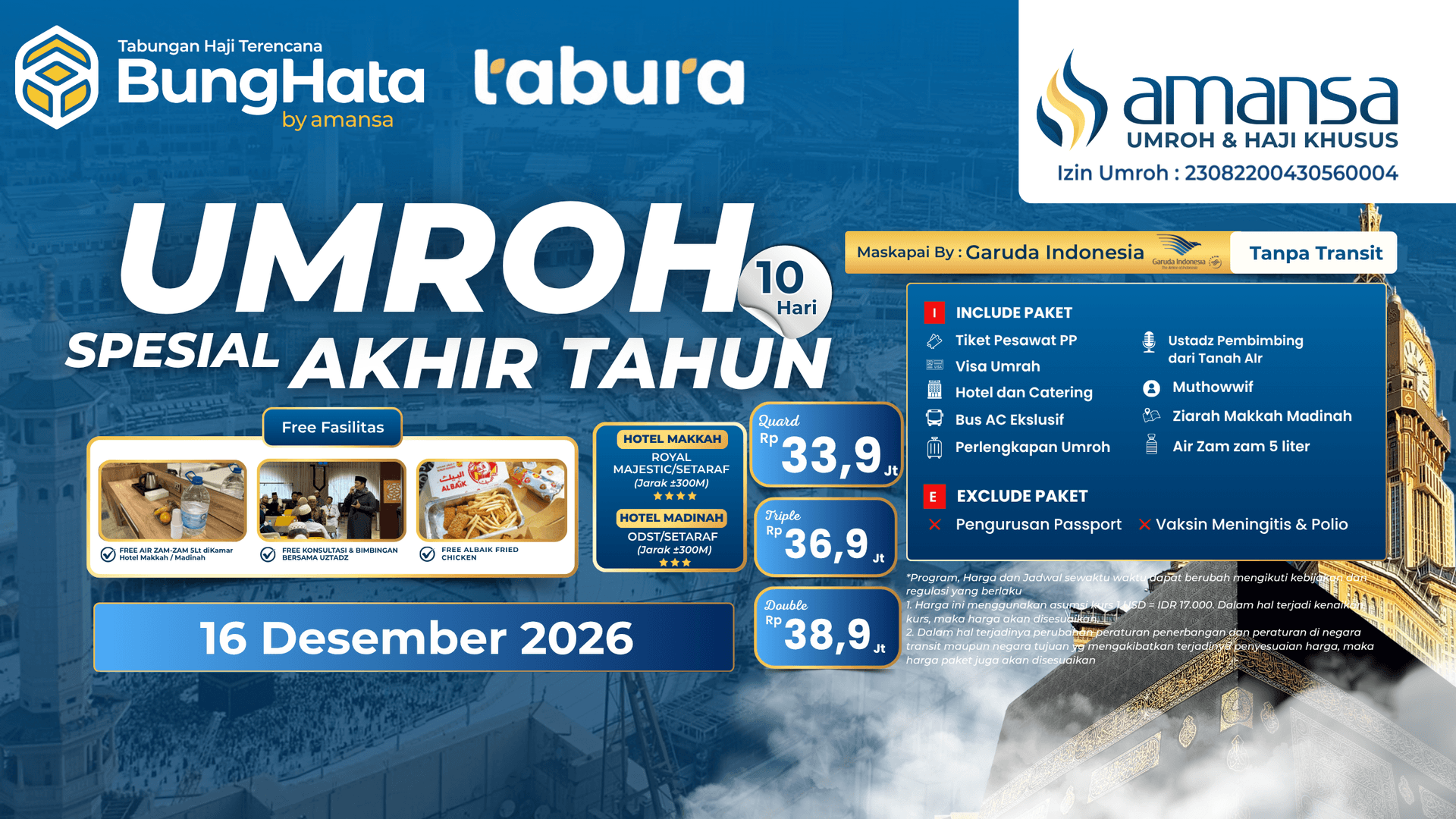 TIPS UMROH AKHIR TAHUN