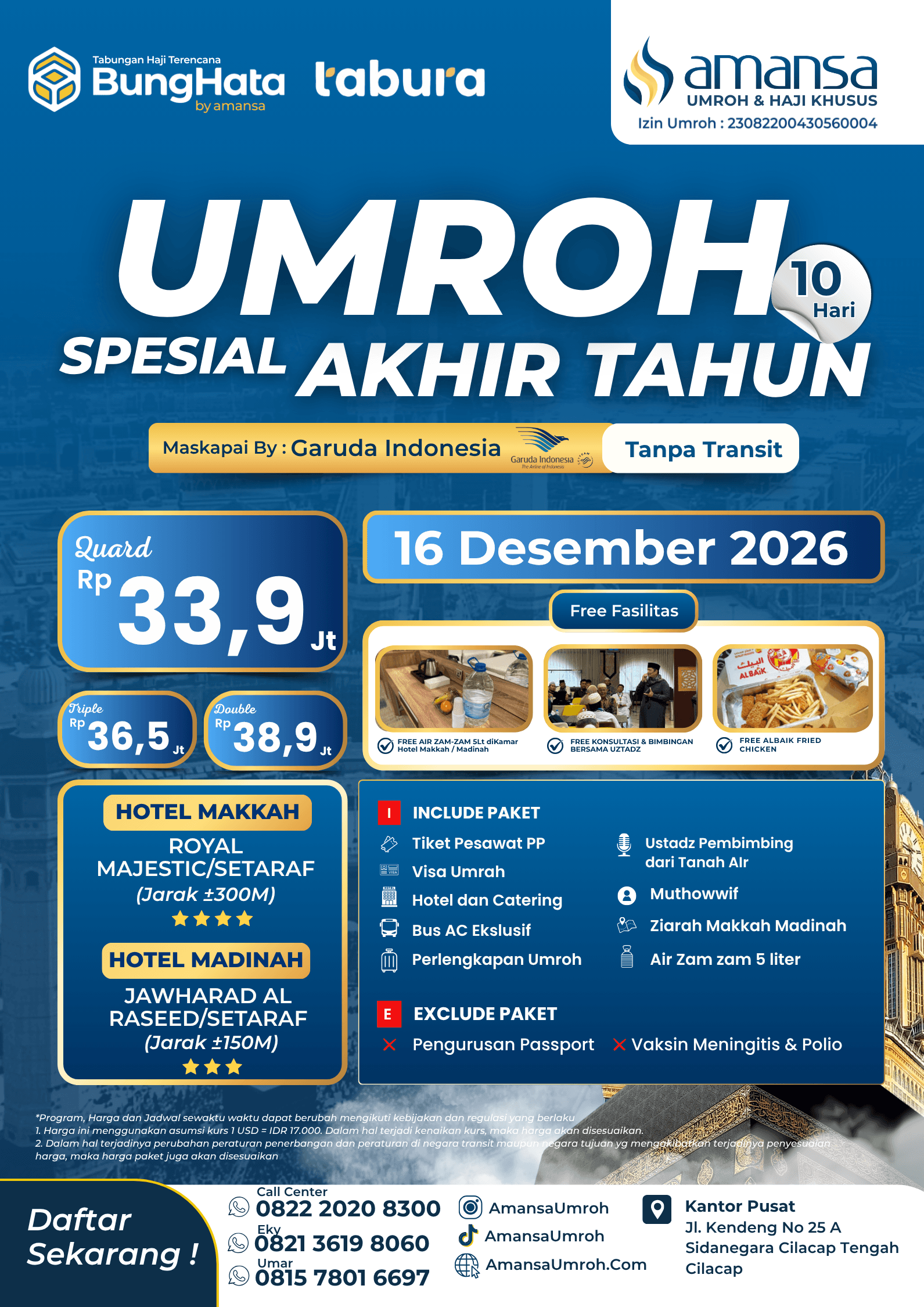 16 DESEMBER 2026 10 HARI