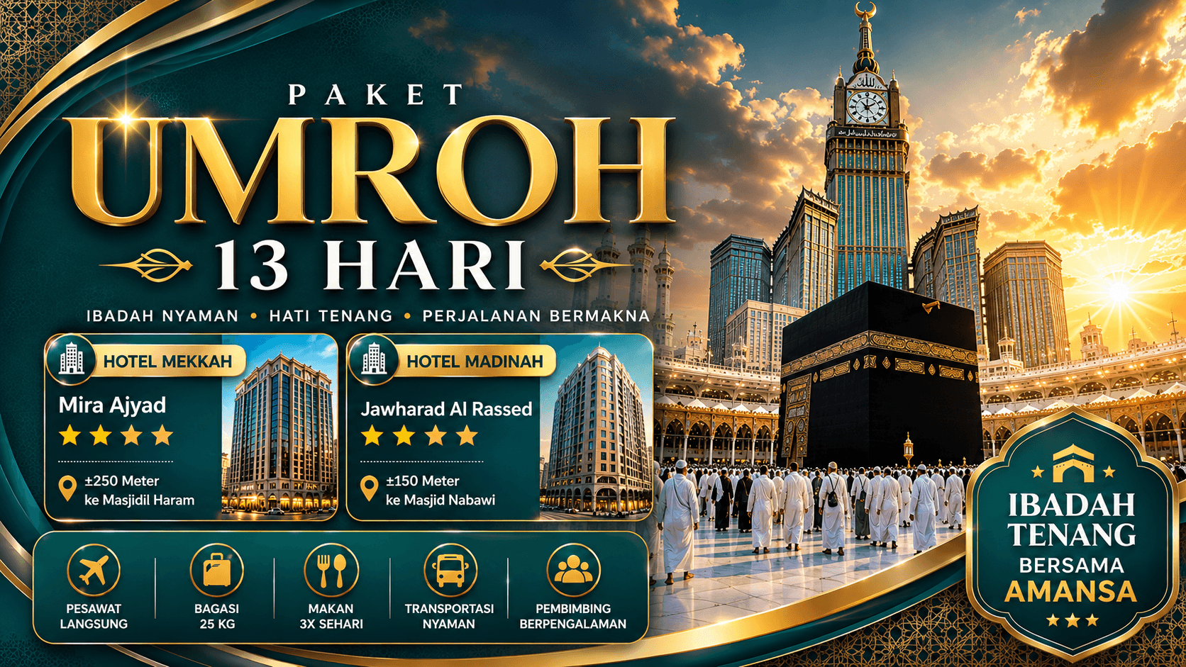Paket Umroh 13 HARI
